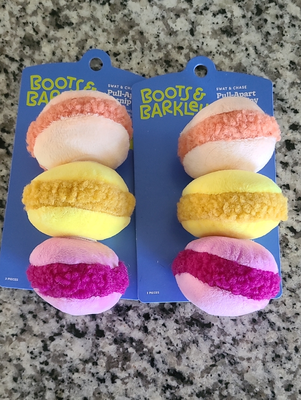 Boots & Barkley Plush Pull-Apart Catnip Toy Lot Of 2